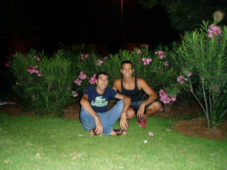 moi  et   hicham